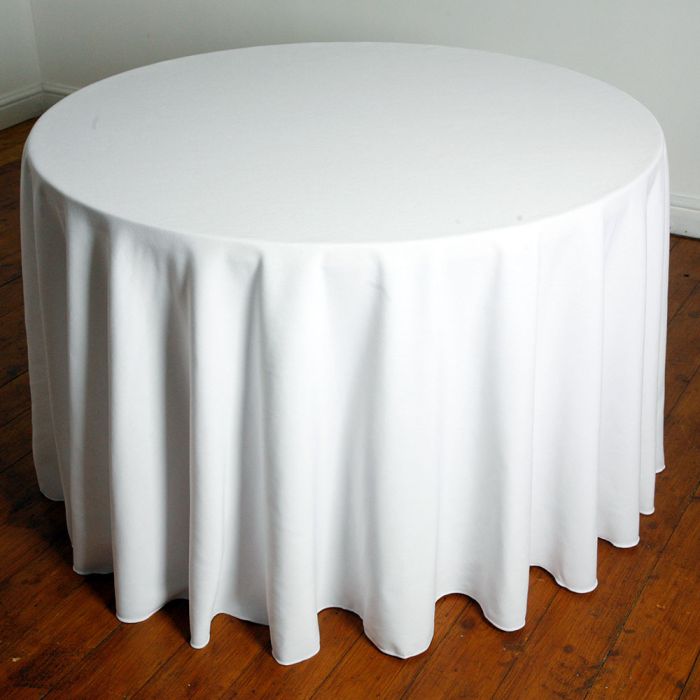 White Tablecloths Available In 19 Sizes Next Day Delivery