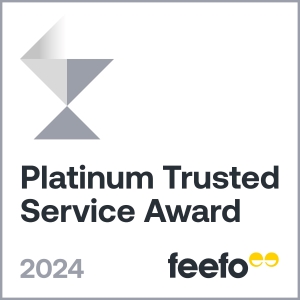 Feefo Platinium Trusted Award 2024