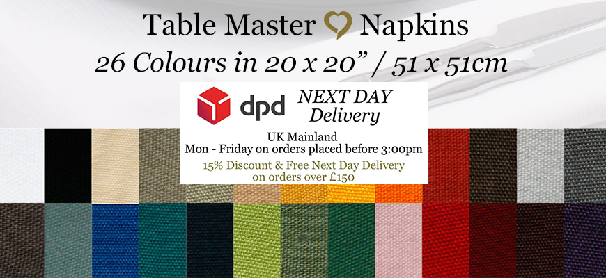 26 Colours of Napkins