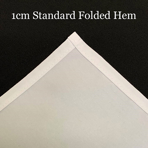 1cm Standard Folded Hem