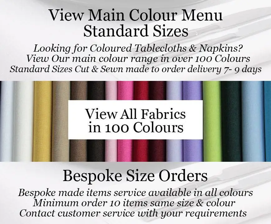 Tablecloths For Sale - Tablecloths Wholesale UK